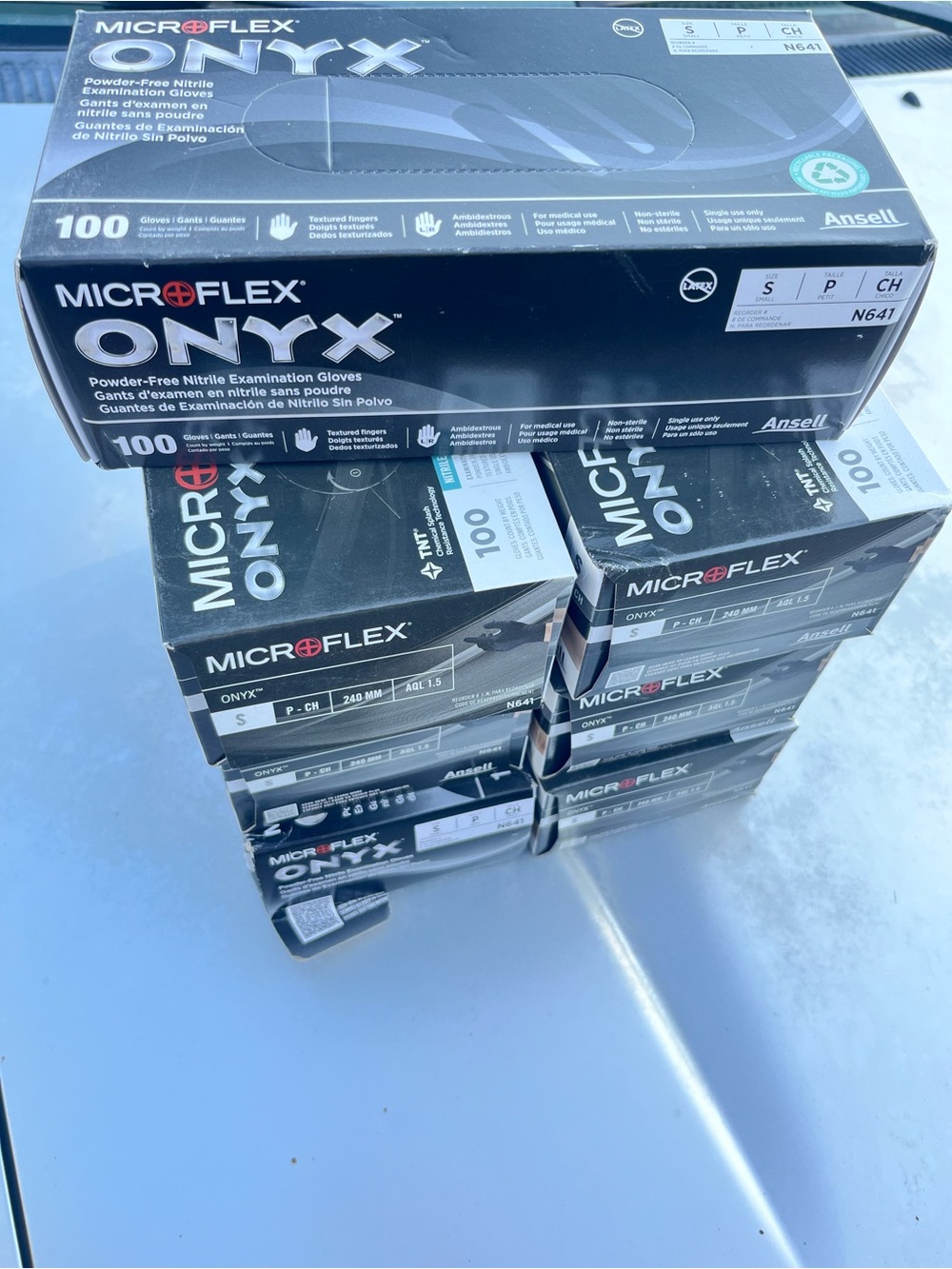 Black Nitrile Gloves Size Small